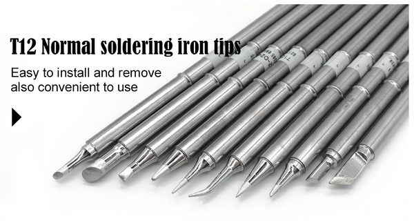 Introduction  for Normal 10 pieces of T12 Soldering Iron Tips