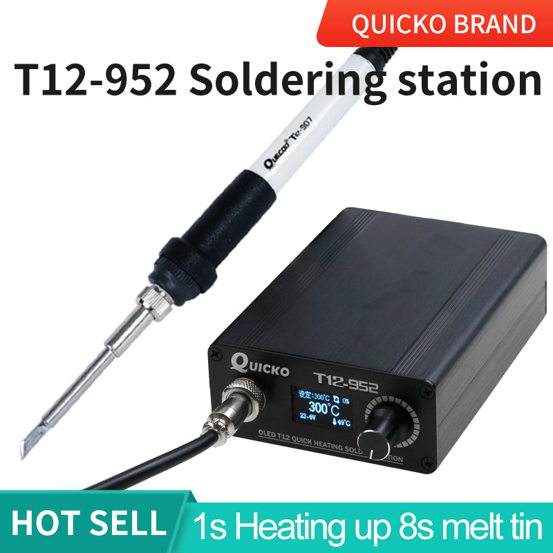 Quick Heating STM32 T12-952 soldering station electronic OLED Digital Soldering Iron with welding iron tip