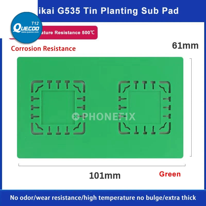 500mm X 350mm Heat Insulation Pad  2 in 1 High-Temperature Detachable Soldering Work Silicon Mat For SMD BGA Welding