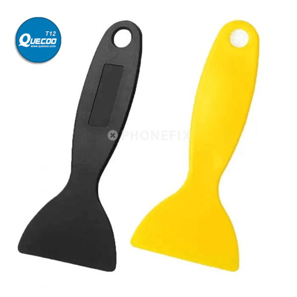 Black Yellow Plastic Scraper Spatula for Mobile Phone LCD Screen Glue Air Bubble Removal Sticker Installation Scraper DIY Tool