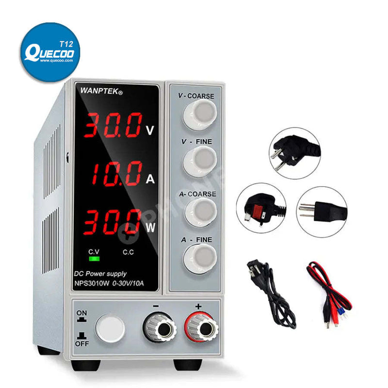 Adjustable Dual Digital Display Laboratory DC Power Supply Regulator