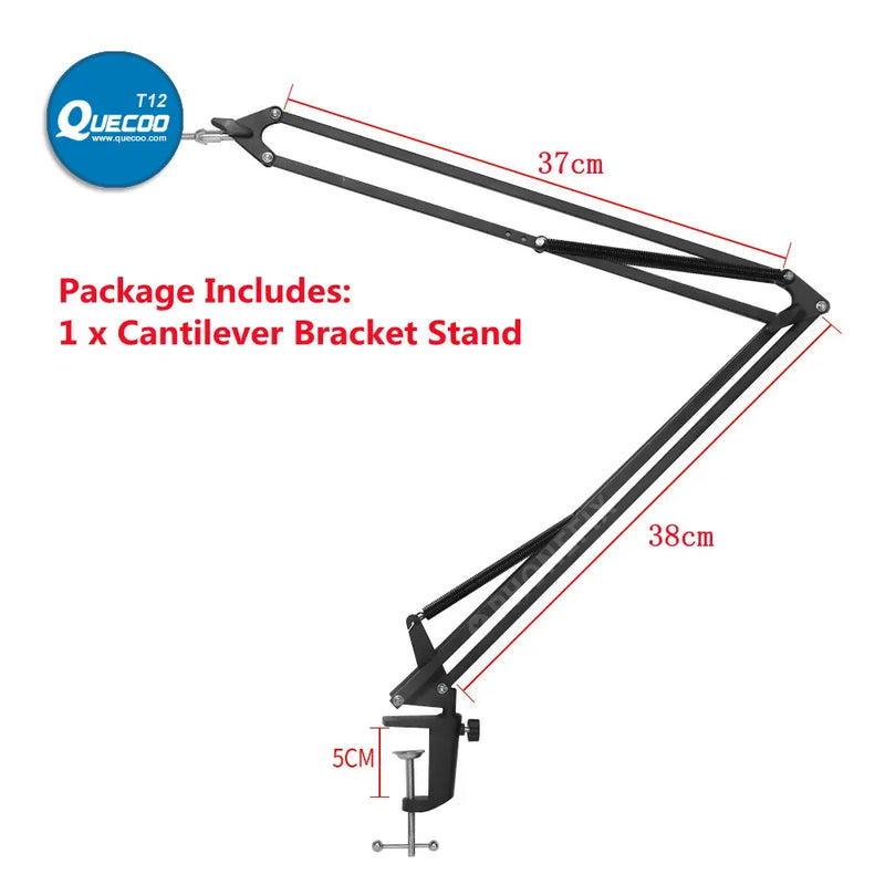 48MP 1080P HDMI Video Camera with 130X C-Mount Lens LED Ring Light Stand Holder for PCB Soldering Repair Live Streaming Webcam