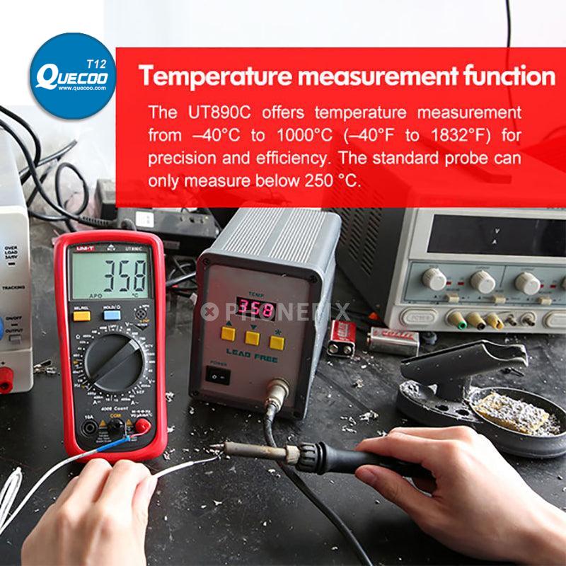 UNI-T UT890C/D+ True-RMS LCD Digital Multimeter Capacitance Meter