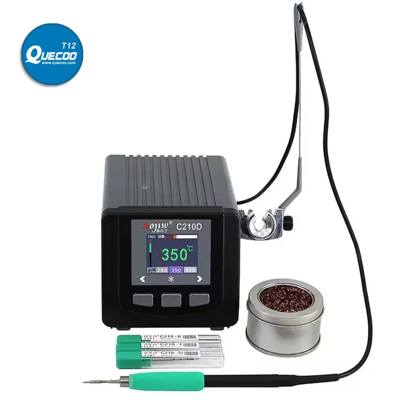 AIXUN T320 200W 2S Rapid Heating Soldering Station with T245 T210 Soldering Iron Handle Tips for Phone PCB Welding Repair