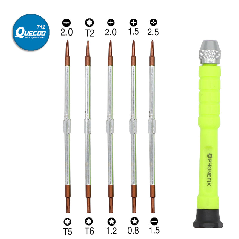 11 IN 1 Magnetic Screwdriver Set Precision Screwdriver Maintenance Tools Double-end Screwdriver Bit for iPhone X-15PM Samsung