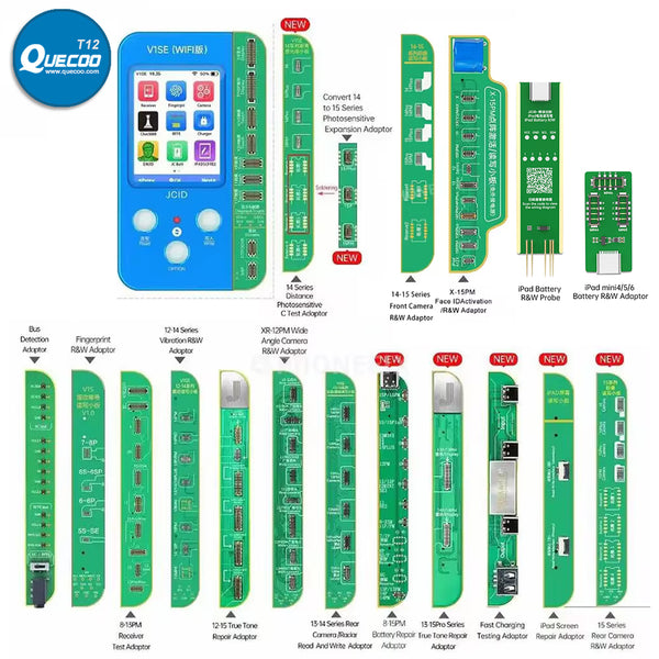 JCID V1SE WIFI 20 in 1 Programmer for iPhone X-15PM Front Camera Rear Camera True Tone Face ID Battery Earpiece Receiver Repair