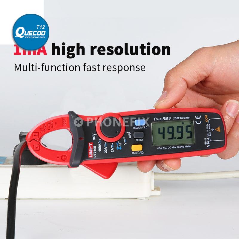 UNI-T UT210E Digital Clamp Meter AC DC Current Voltage Tester