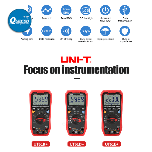 UT61 Series Professional Digital Multimeter True-RMS Phone Test Tool