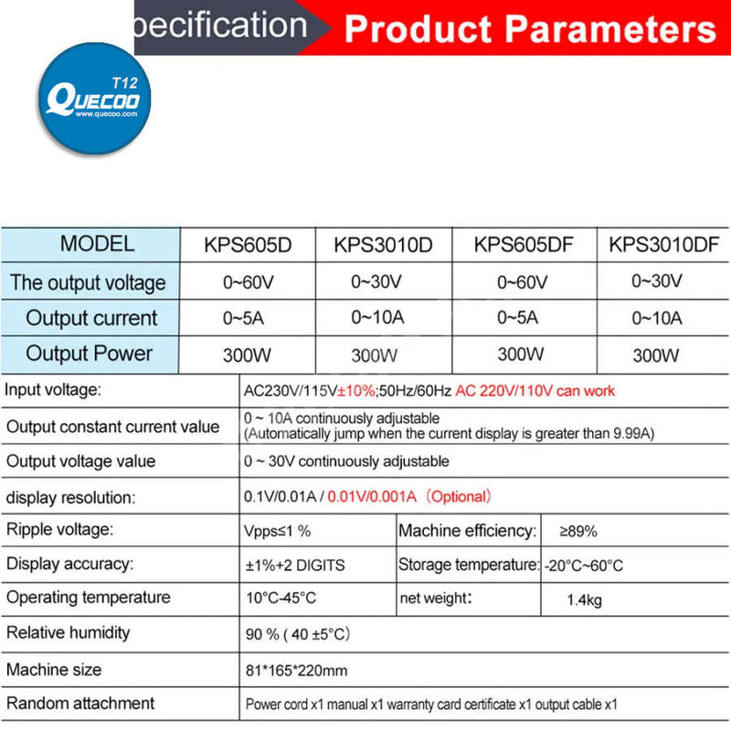 DC Power Supply Voltage Regulator Stabilizer Switching Variable Bench Source