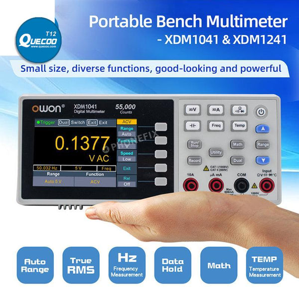 OWON Digital Multimeter AC DC Voltage Current Tester Mini Meter