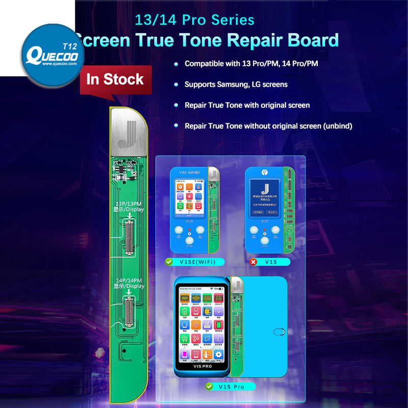 JCID V1SE True Tone Board Repair For IPhone 7-14 PRO MAX Original Screen Copy Display Recovery Original Color Read and Write