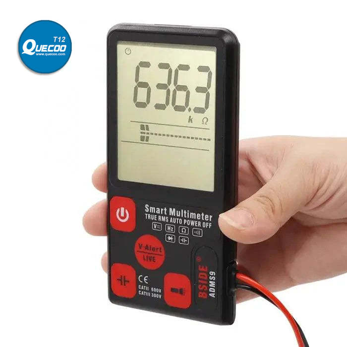 ADMS9 Portable Multimeter AC DC Voltage Meter Tester LCD Digital