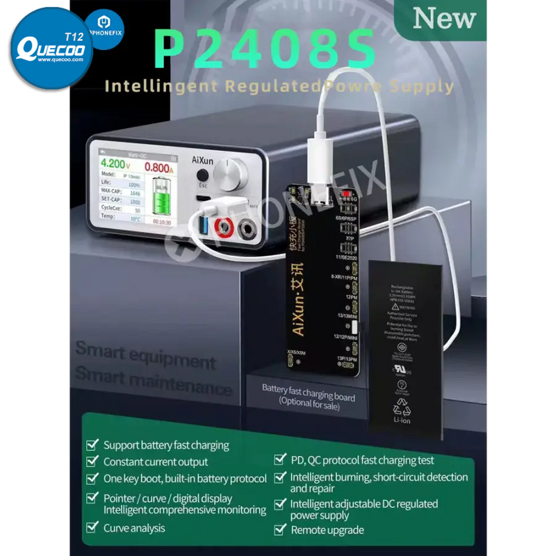 AIXUN P2408S Regulated Power Supply For iPhone Android