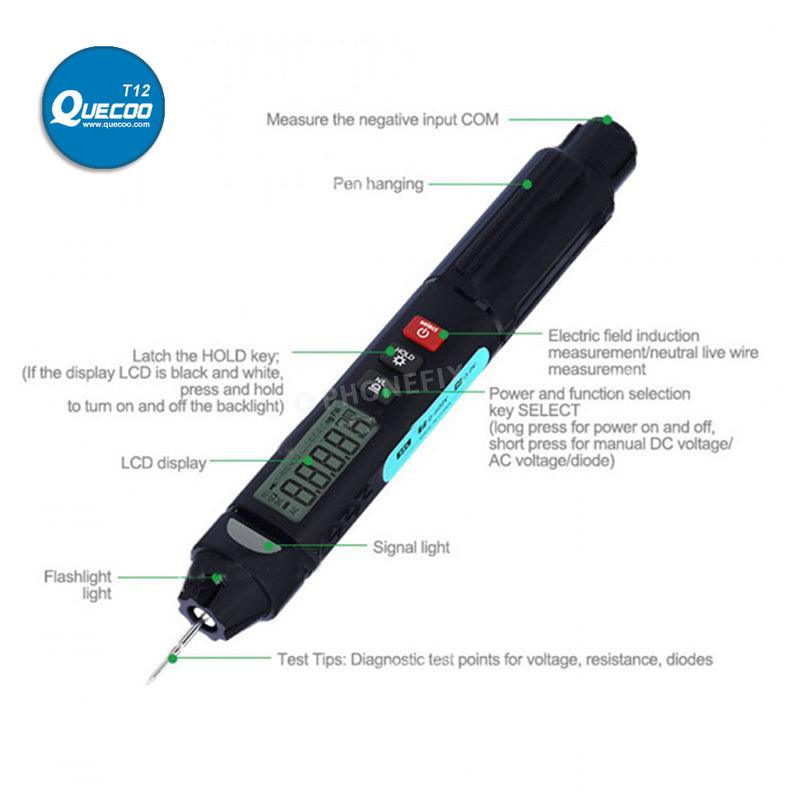 Relife DT-02 Intelligent Anti-burning Digital Tester  Pen-Type Multimeter