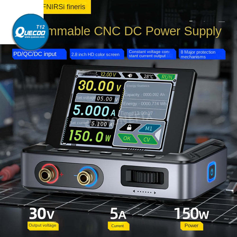 FNIRSI DPS-150 Programmable Mini DC Power Supply 30V 5A