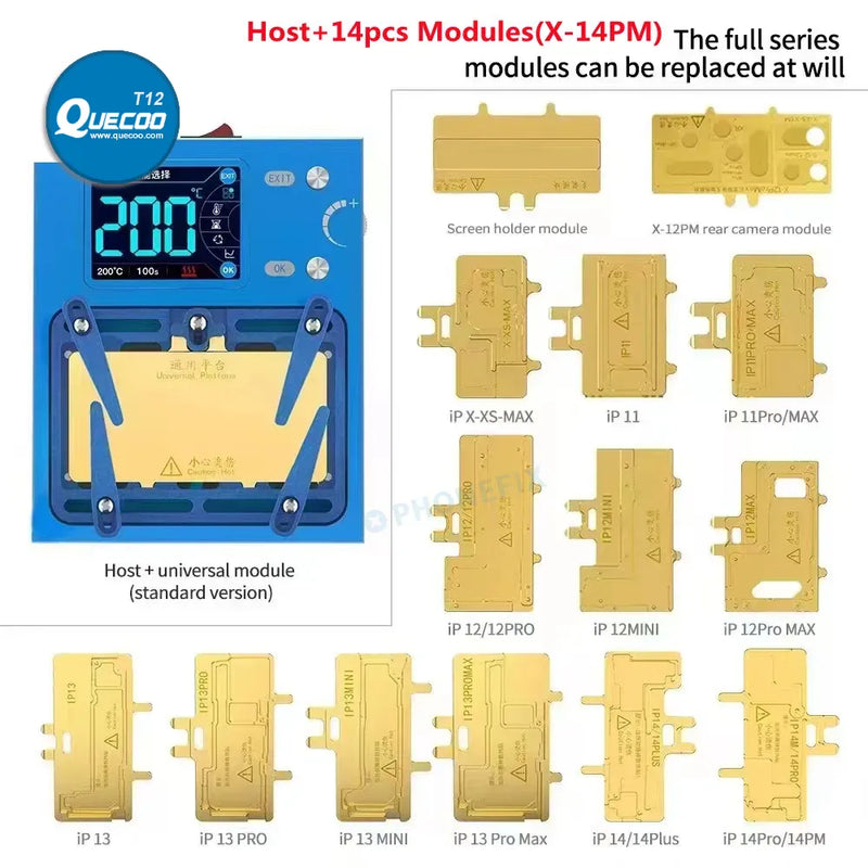 JC Aixun iHeater Pro Motherboard Desoldering Station for IPhone X-15PM Android Chip Camera Motherboard Layered Heating Repair