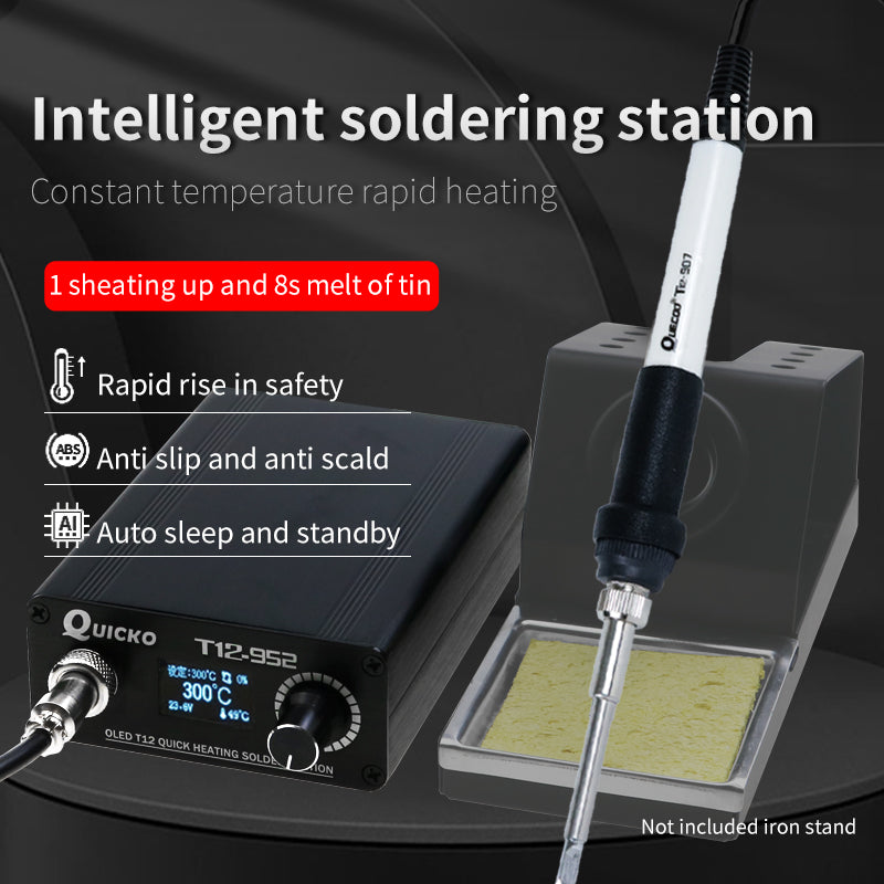 Quick Heating STM32 T12-952 soldering station electronic OLED Digital Soldering Iron with welding iron tip