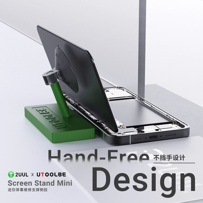 2UUL Screen Stand Mini Stability Supporter Mobile Phone Screen Holder for Battery Motherboard Removal Repair Side Hanging Clamp