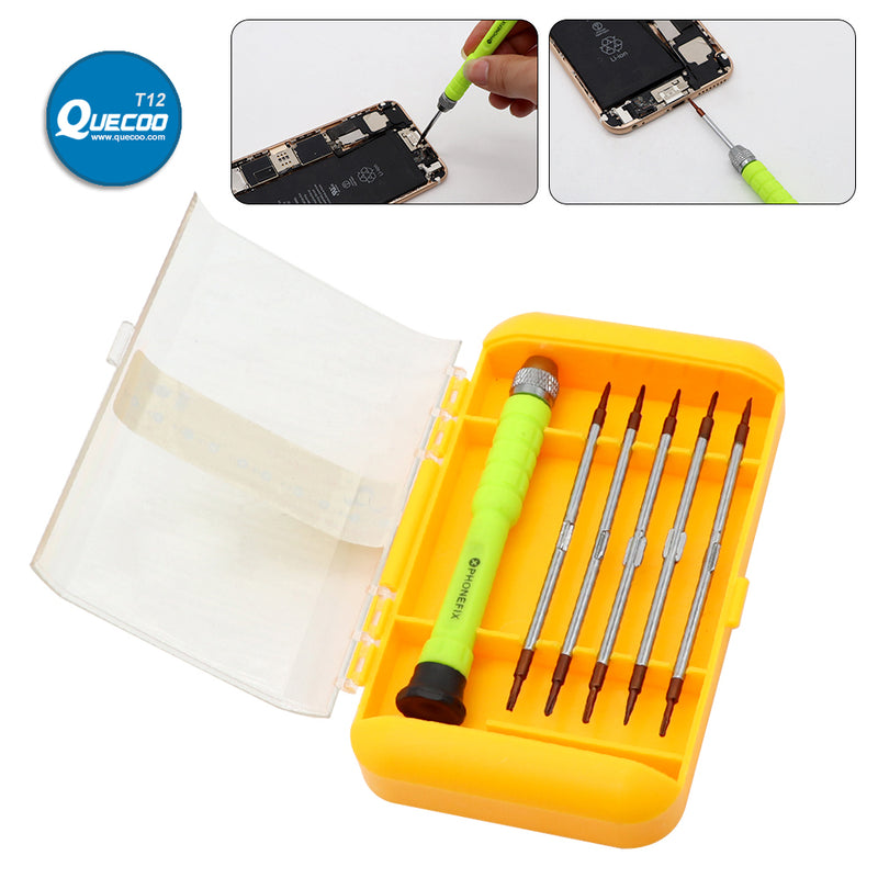 11 IN 1 Magnetic Screwdriver Set Precision Screwdriver Maintenance Tools Double-end Screwdriver Bit for iPhone X-15PM Samsung