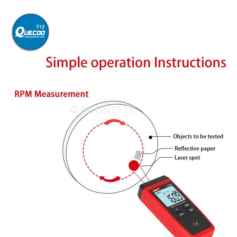 UT-373 Mini Tachometer Non-contact Rotation Speed Measurement