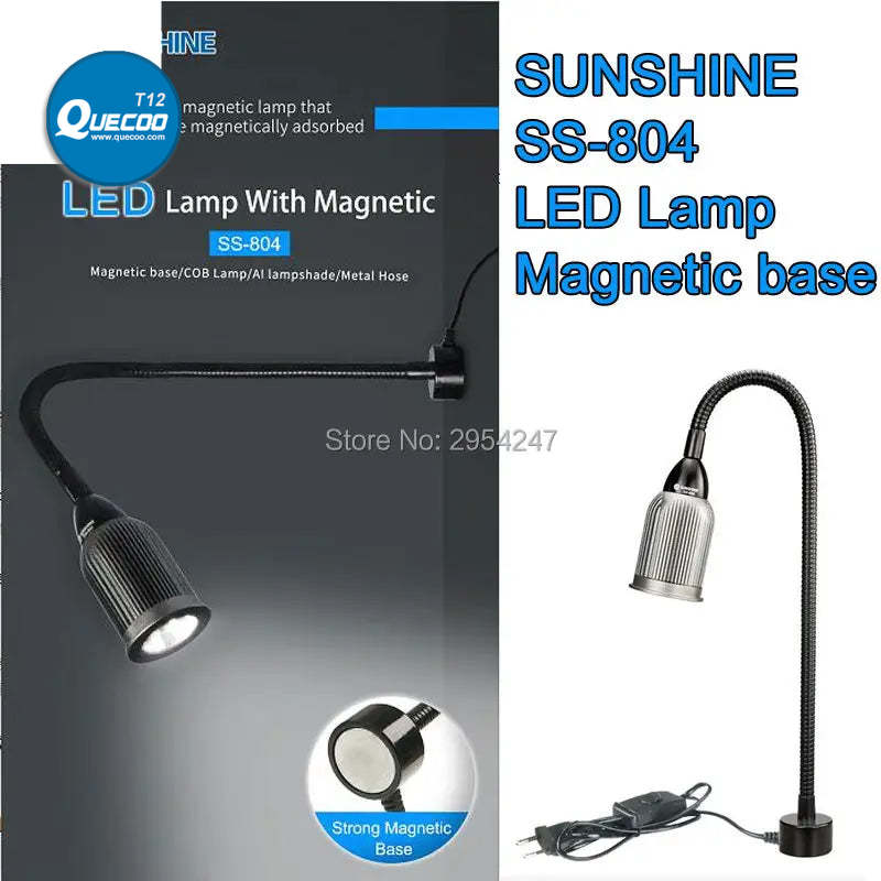 SS804 Magnetic LED Lamp Aluminum Universal Lampshade for Repair