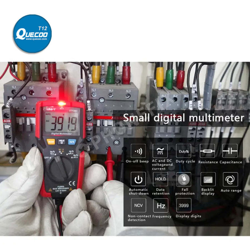 UNI-T UT125C Mini Digital Multimeter Capacitance Resistance Tester