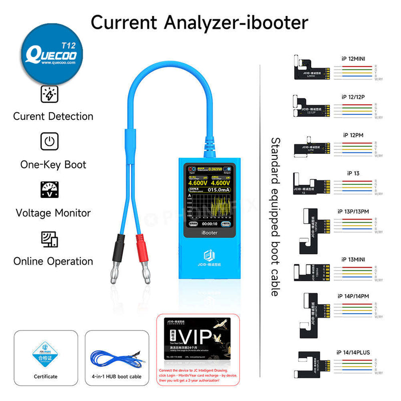 JCID iBooter Current Analyzer One-key Boot iPhone 7-16 Series