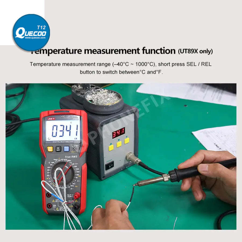 UT89XD LED Multimeter Smart Capacitance Voltage Current Tester