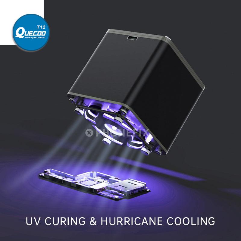 WYLIE 2 IN 1 UV Curing Lamp Cooling Fan Phone PCB Repair Tool