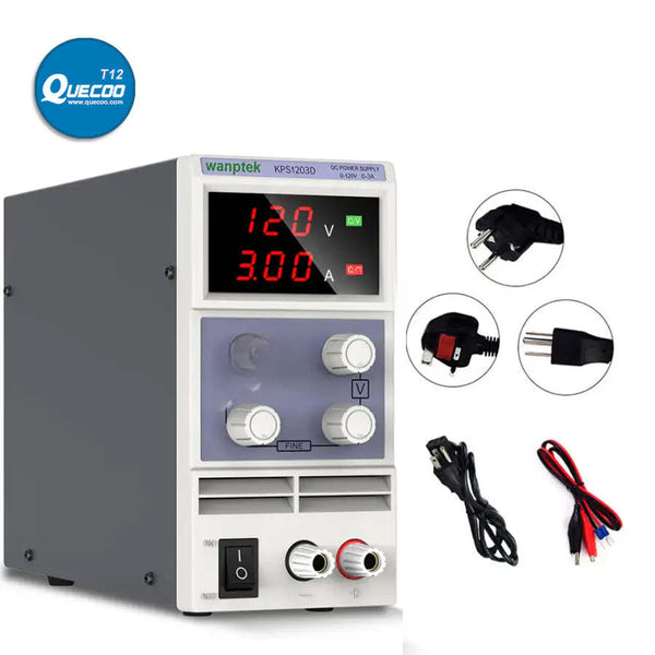 Adjustable Dual Digital Display Laboratory DC Power Supply Regulator