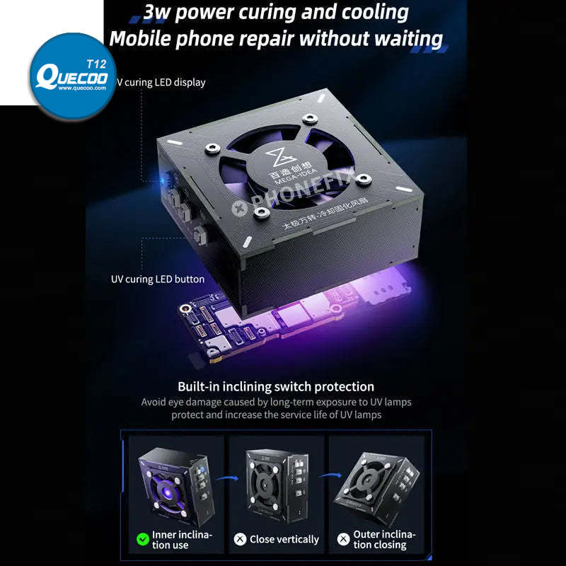 Qianli MEGA-IDEA Turbo Cooling Curing Fan Motherboard Chip Repair