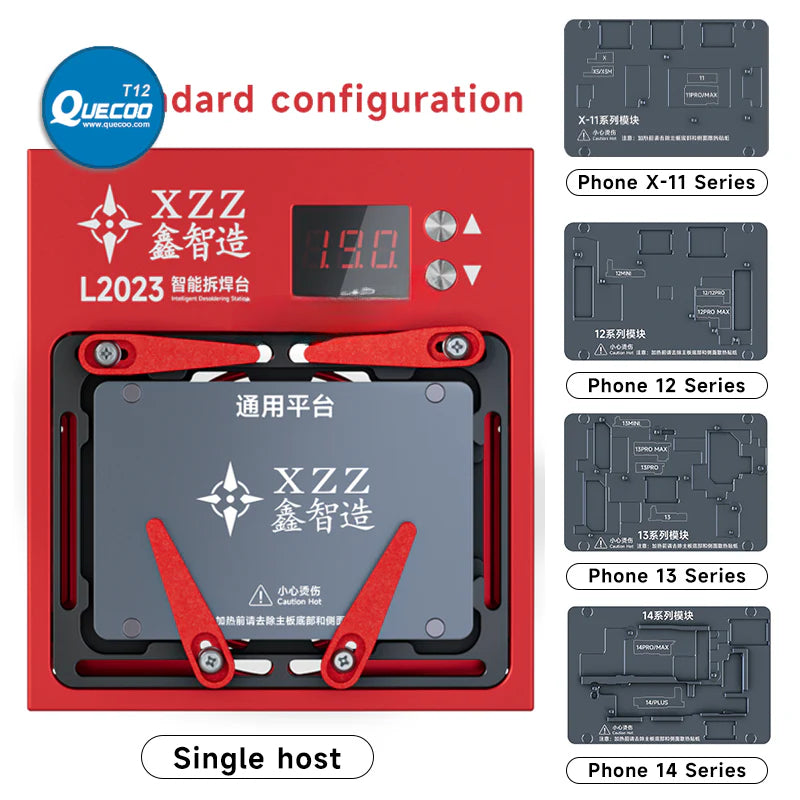 XZZ L2023 Intelligent Desoldering Station for iPhone X to 16PM Motherboard CPU IC Repair Temperature Control Heating Platform