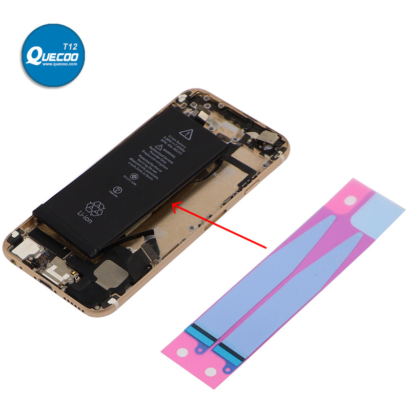 10pcs Battery Adhesive Sticker Glue Tape Strip For iPhone 11 Pro 12 XS Max XR X 8 7 6S 6 Plus Double Tape Strip Phone Repair