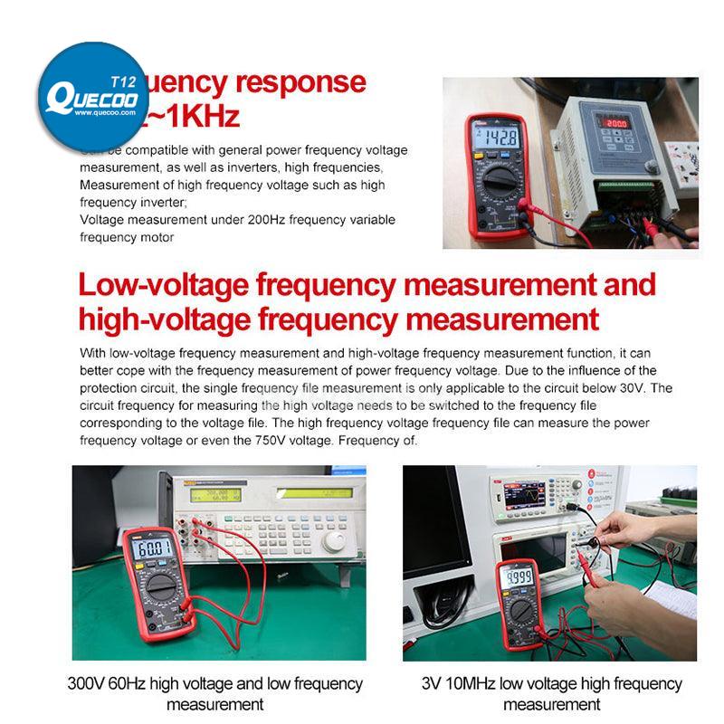 UNI-T UT890C/D+ True-RMS LCD Digital Multimeter Capacitance Meter