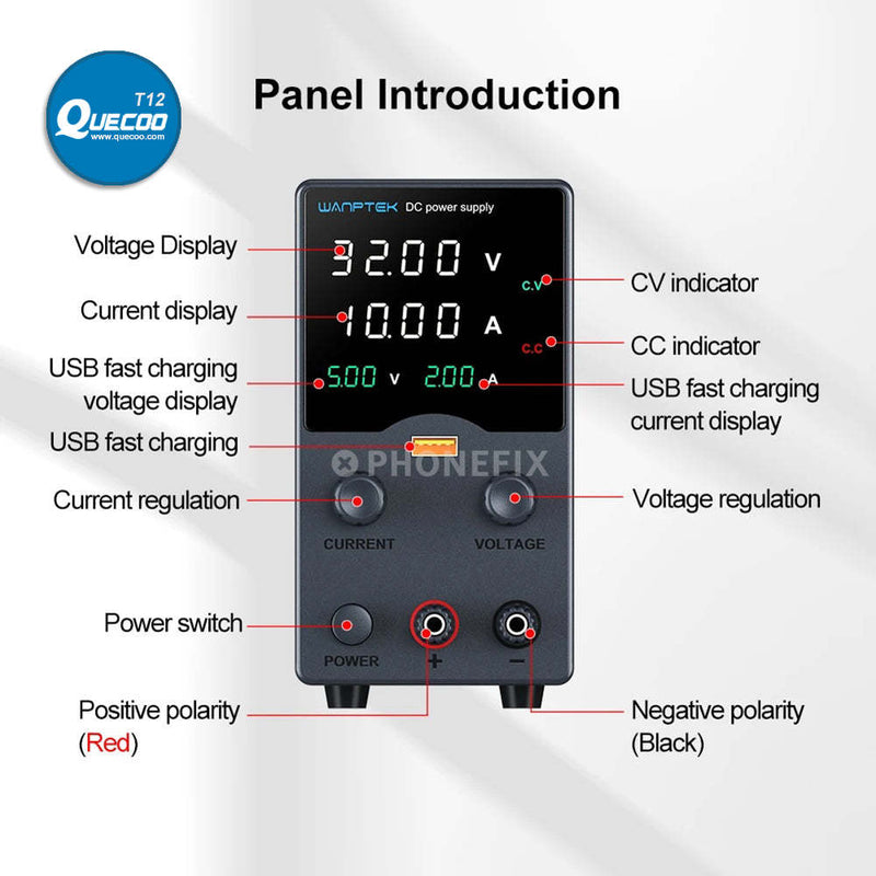 Wanptek GC Series Adjustable DC Power Supply Voltage Regulator