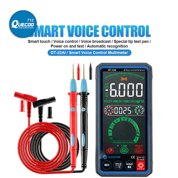 DT-22AI Voice Control Intelligent Multimeter Digital Tester