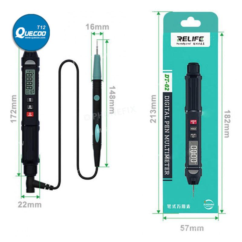 Relife DT-02 Intelligent Anti-burning Digital Tester  Pen-Type Multimeter