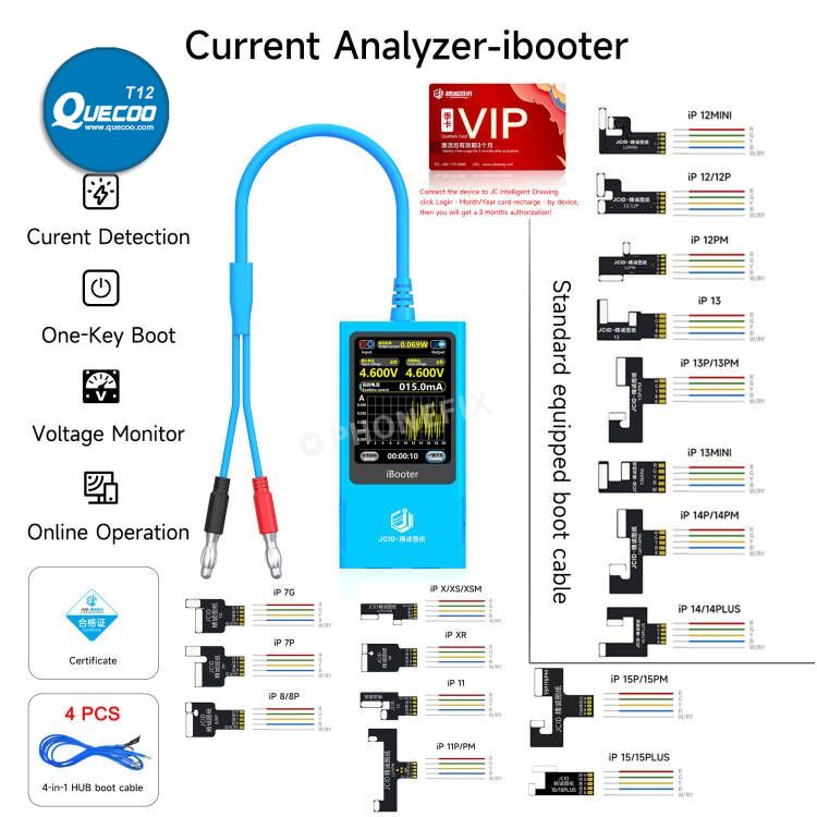 JCID iBooter Current Analyzer One-key Boot iPhone 7-16 Series