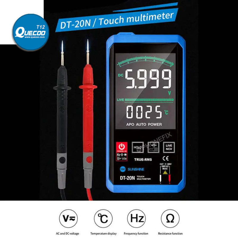 Sunshine DT-20N Touch Multimeter For Voltage Current Measurement