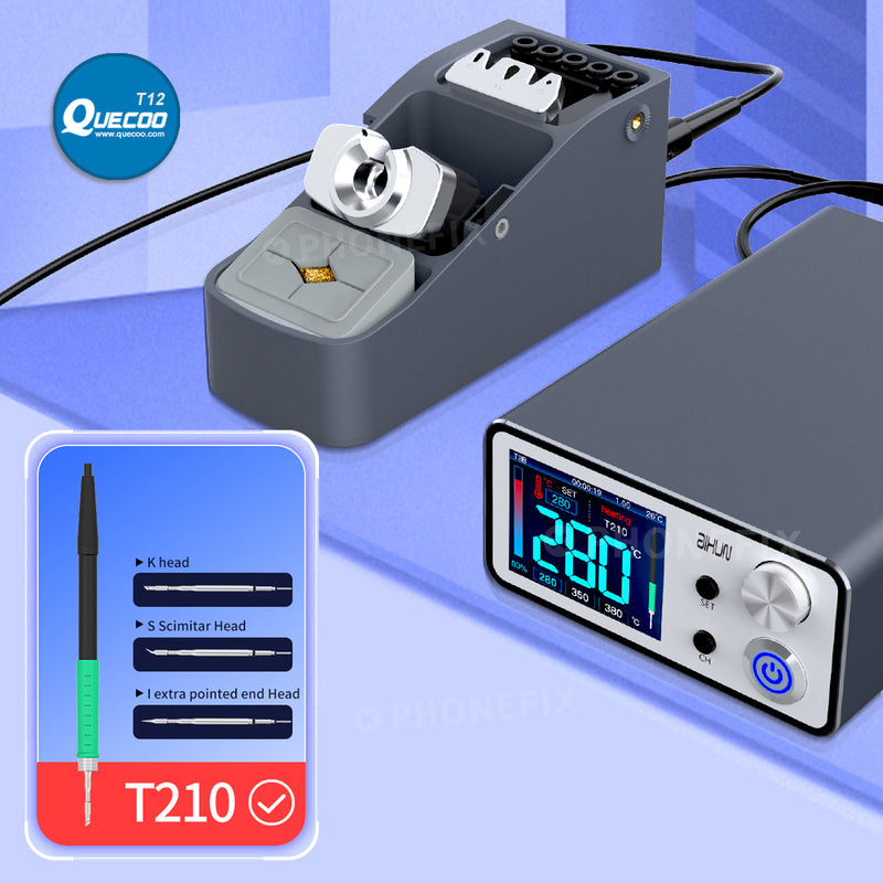 AIXUN T3BS Intelligent Welding Station with T210 Solder Iron Handle for Phone BGA Repair JCID T3B T115/T210 Soldering Station