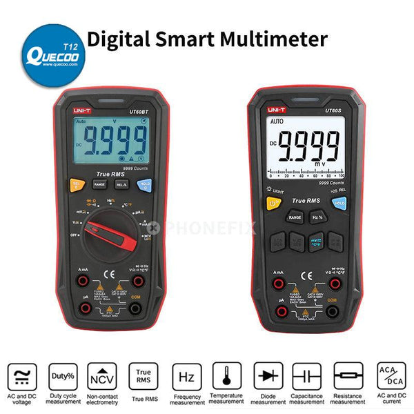 UNI-T UT60 Series Digital Multimeter AC/DC Current Voltage Meter