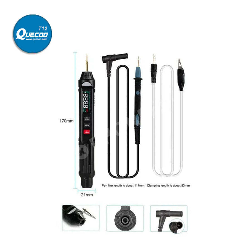 RELIFE DT-01 3 In 1 Intelligent Multimeter Test Pen Leads With Needle