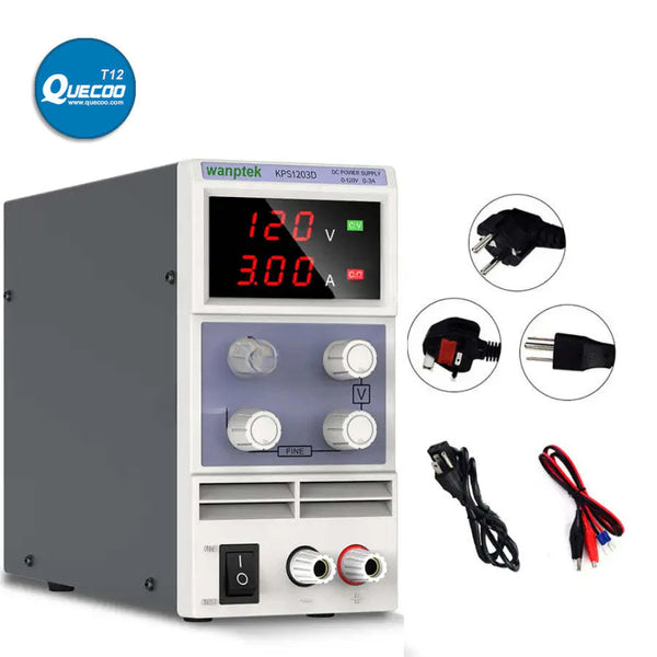 LED Lab Power Source Stabilized DC Power Supply Voltage Regulator Switch