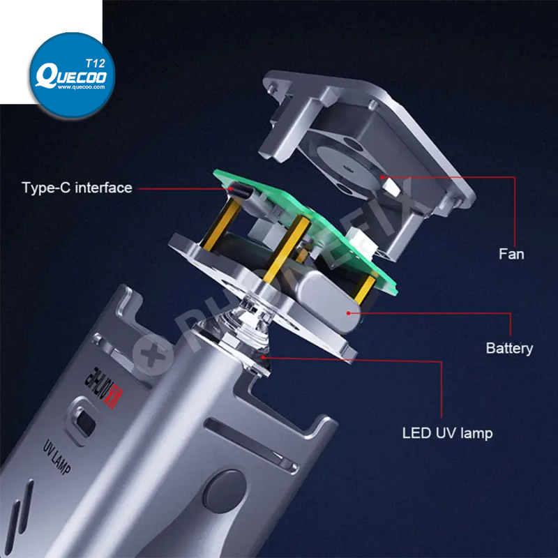 Aixun UV Curing Lamp With Fan Green Oil UV Glue Curing Tool