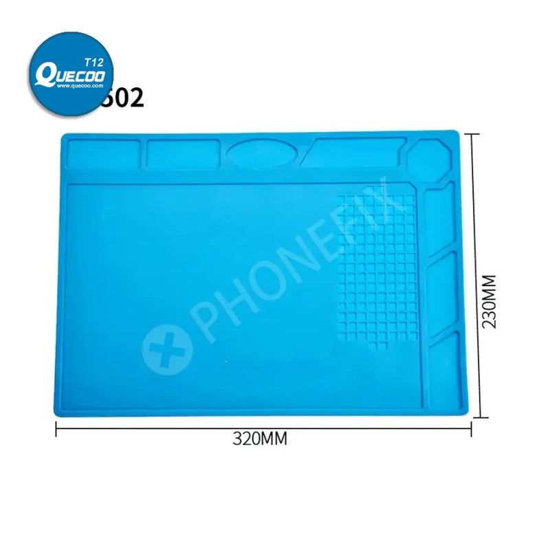 Anti-static ESD Soldering Silicone Mat Heat-Resistant Work Pad For Hot Air Gun Soldering Station Repair Desoldering Platform