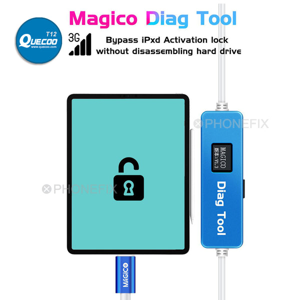 Magico Diag DFU Tool for iPhone 6 - X & iPad Automatically Enter the Purple Screen Mode Read Write Serial Number Unlock WiFi