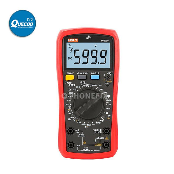 UNI-T UT890C/D+ True-RMS LCD Digital Multimeter Capacitance Meter