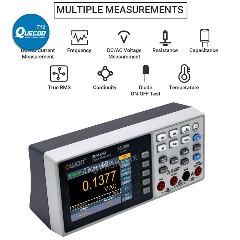 OWON Digital Multimeter AC DC Voltage Current Tester Mini Meter