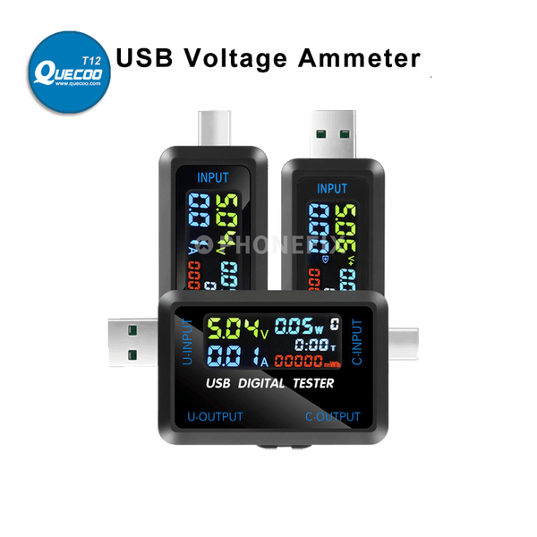 USB Type-C Digital Tester Voltage Current Charger Detector