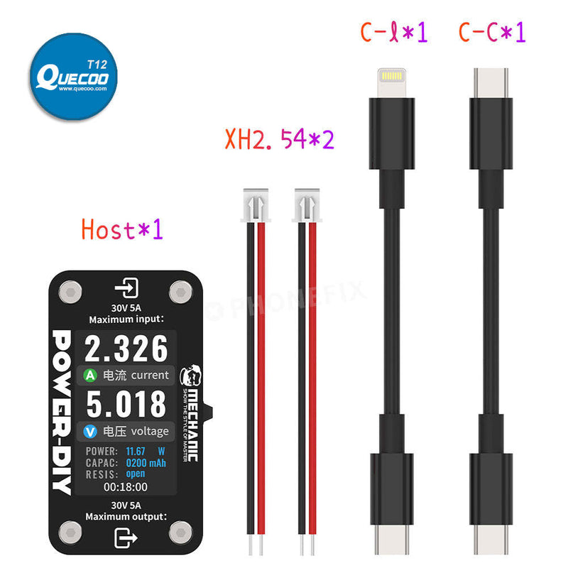 Mechanic POWER-DIY Digital Ammeter 30V 5A Votage Current Tester